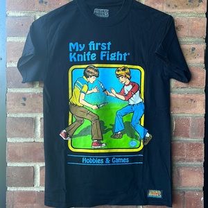 Steven Rhodes My First Knife Fight Tee